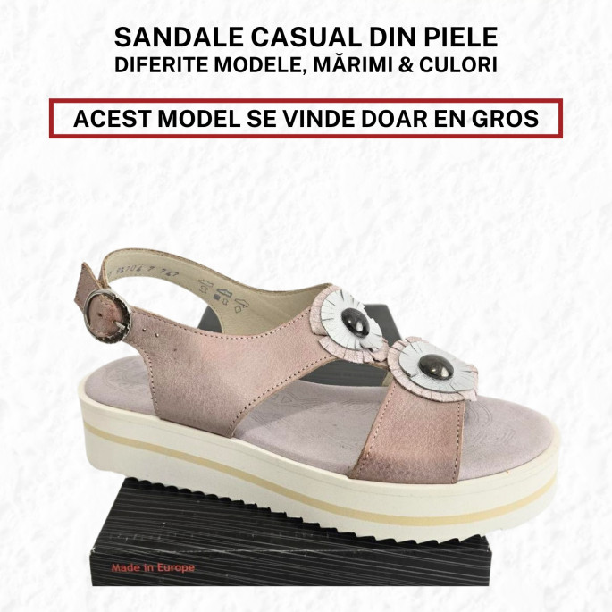 Sandale damă din piele - model S14