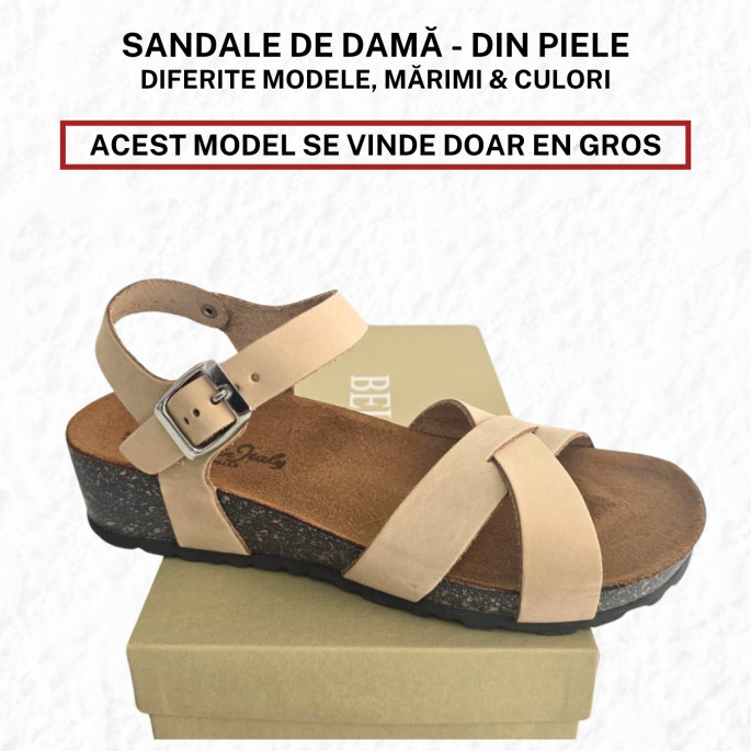 Sandale damă din piele - model S10