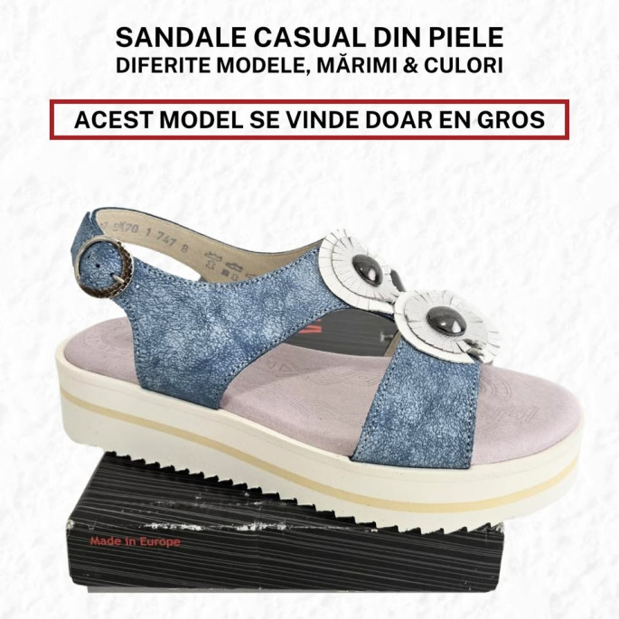 Sandale damă din piele - model S16