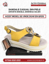 Sandale de damă, casual, din piele
