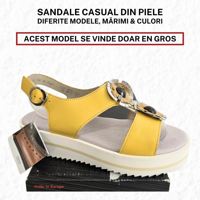 Sandale damă din piele - model S15
